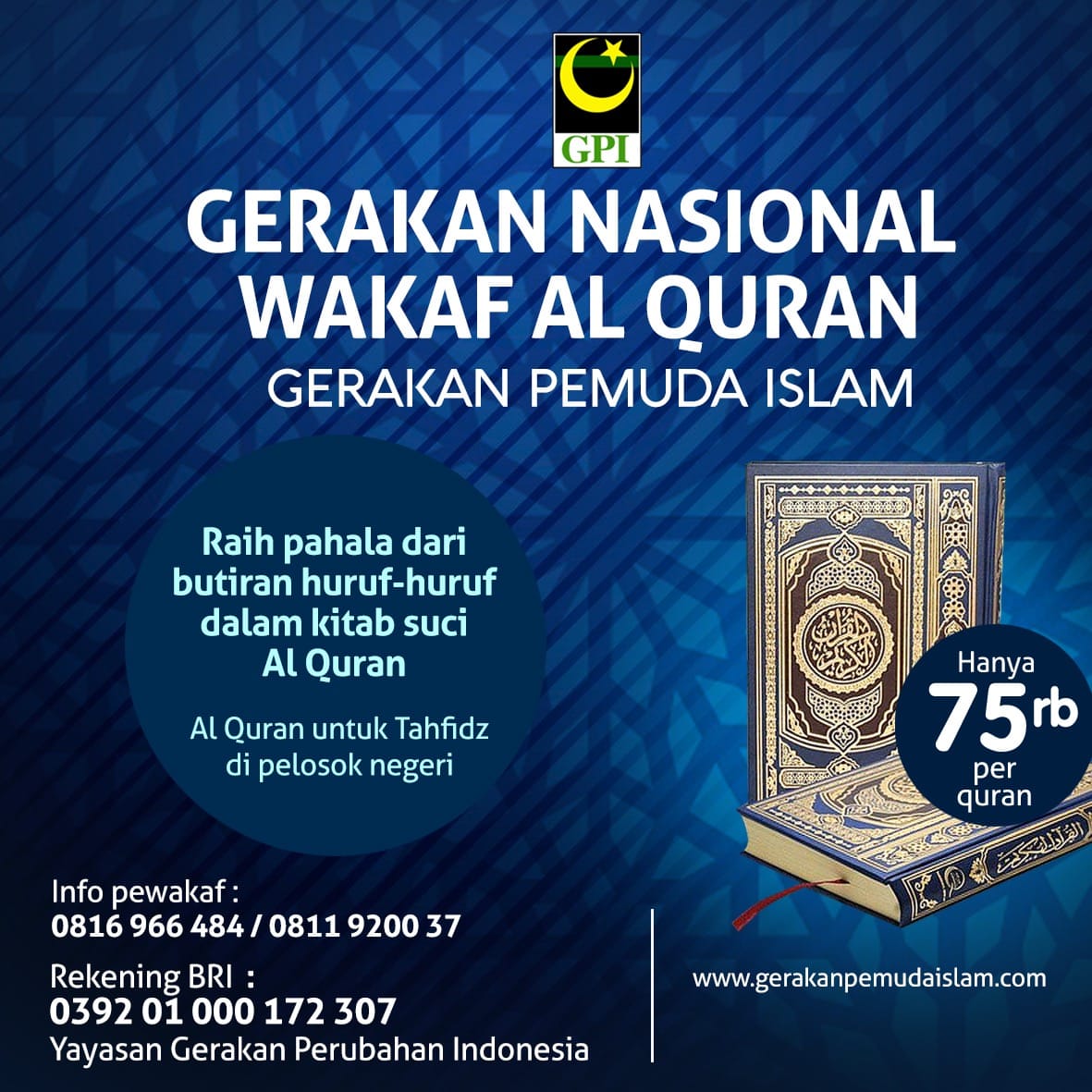 400 x 350 Program Nasional Gerakan Wakaf Al-Quran GPI